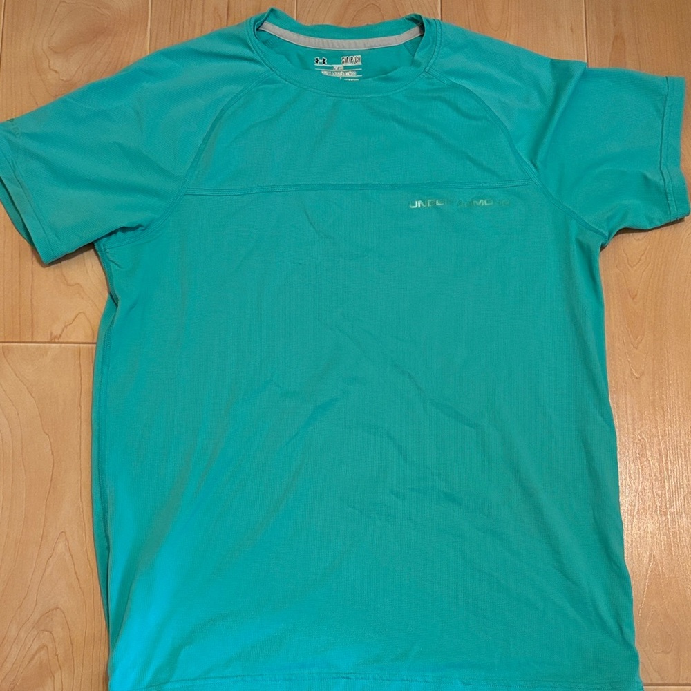 Under Armour Men's Short Sleeve Performance Tee - Teal Blue